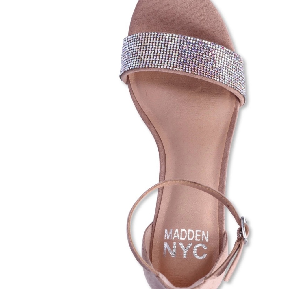 Steve Madden NYC Bling Sandals Wedding/Prom - Picture 4 of 6